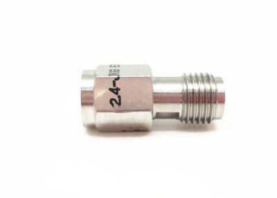 China Stainless Steel 2.4mm Male to Female Straight Millimeter Wave MMW RF Adapter for sale