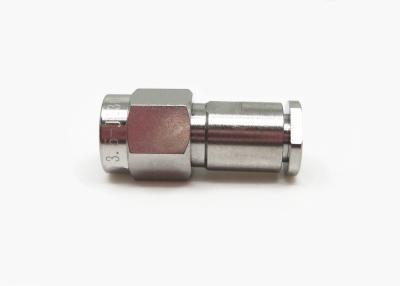 China PTFE Stainless Steel Male RF Coaxial Connector Microwave 24.5mm Max for sale