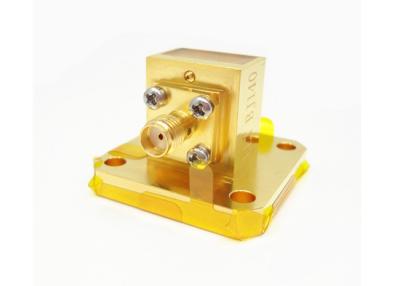 China 11.9GHz - 18GHz SMA Female Waveguide To Coaxial Adapter WR62 BJ140 for sale