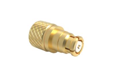 China SMP Female Microwave RF Coaxial Connector VSWR 1.35 0.5 - 1 Watt CW. BeCu Body Contacts for sale
