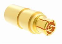China SSMP Female Jack RF Load Termination 0.5 watts to 40GHz Gold Plated Beryllium Copper 1.35 VSWR for sale