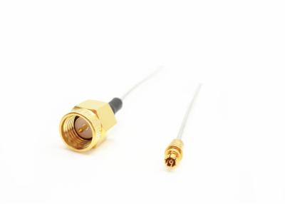 China Custom SMA Male to SSMP Female Coax Cable Assemblies with Cable 1#Semi-rigid Coaxial Cable à venda