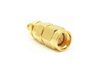 China Conector de cable eléctrico plateado oro del RF del enchufe del conector del varón que prensa SMA RF en venta