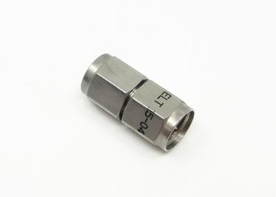 China Nickel Plated 2.4mm Male to Male Straight Millimeter Wave Stainless Steel RF Adapter for sale