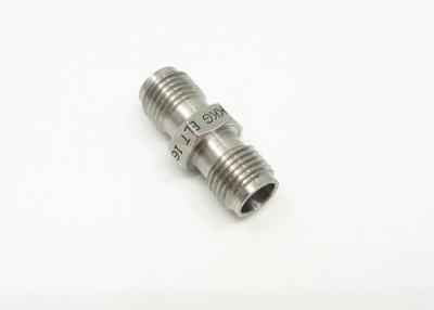 China Stainless Steel Straight 2.4mm Female to Female Straight (MMW)Millimeter Wave Adapter for sale