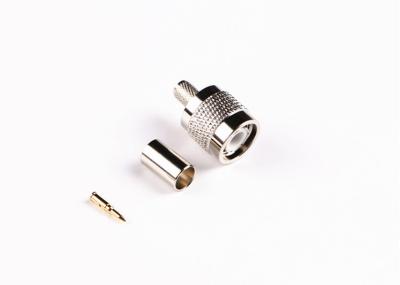 China Straight Male Plug TNC RF Connector 500 Cycles Durability With Nickel Plated for sale