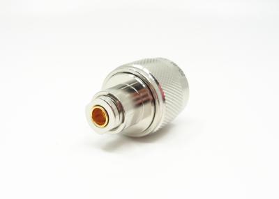 China Tipo conector recto niquelado del varón 50Ohm N de la encrespadura del conector del RF en venta