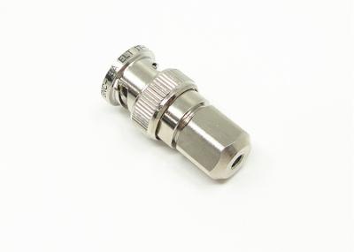 China BNC Female Bulkhead Electronic RF Connector , BNC Compression Connector Low Cost for sale