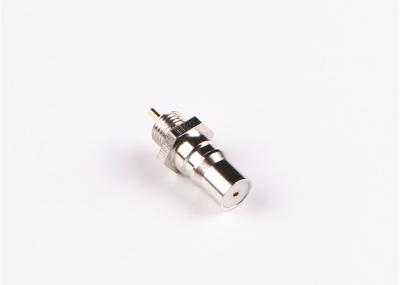 China Nickel Plated 50 Ohm SMB Straight Crimp Electronic RF Plug Push Pull Connector for sale