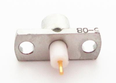 China 2 Holes Female Gender SMP RF Connector Flange Mount Frequency up to 40GHz for sale