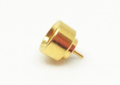 China Hermetic Seal Male SMPM RF Connector Coaxial SSMP Connector 50Ω Impendance with Chamfer Microstrip for sale