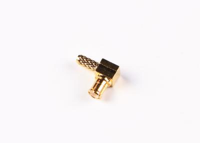 China Straight MCX Cable Connector MCX Coaxial Connector with Snap-on Coupling for sale
