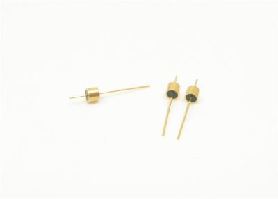 China Single Pin Hermetic Electrical Connectors Kovar 4J29 Material Gold Plated Surface for sale