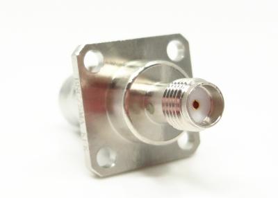 China BNC to SMA 4 Holes Flange Mount 50Ohm RF Connector Adapter for sale