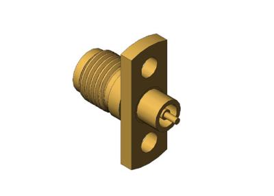 China 2.92mm Female Jack Millimeter Wave RF Bulkhead Connector for sale