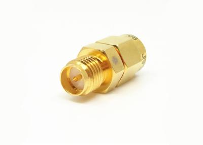 China Gold Plated RPSMA Male to SMA Male SMA RF Connector for sale