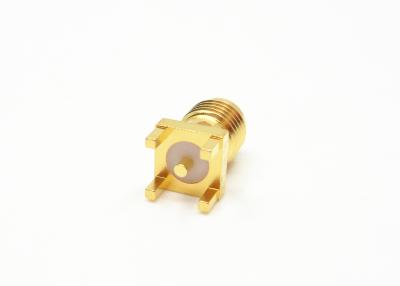 China Straight 1.13Nm SMA Female Jack Connector for PCB Edge Mount for sale