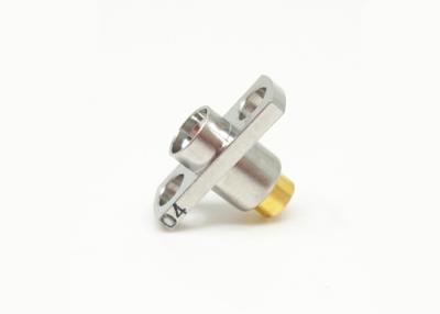 China Stainless Steel SMP 2 Holes Flange Male RF Connector for sale