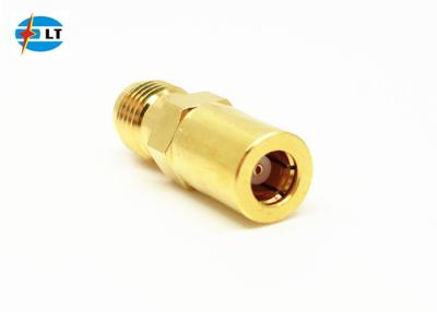 China Precision Gold Plated Straight RF Adapter SMA Female to SMB Female Coax Adapter for sale