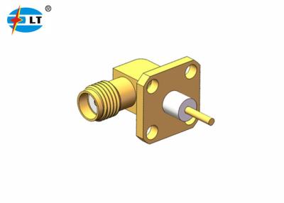 China DC~18GHz SMA RF Connector Female Jack Right Angle Pin SMA Connector for sale