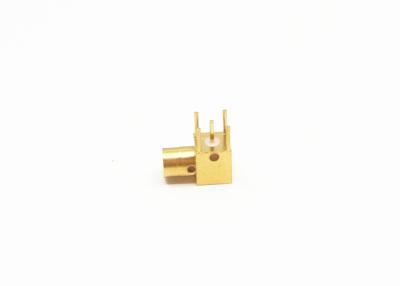 China 50Ohm SSMP RF Connector SMPM Male Plug Right Angle RF Connector for sale