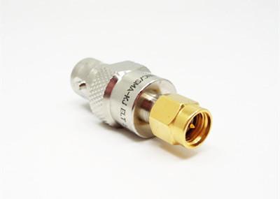 China 50Ω RF Straight BNC Female to SMA Male Adapter for sale