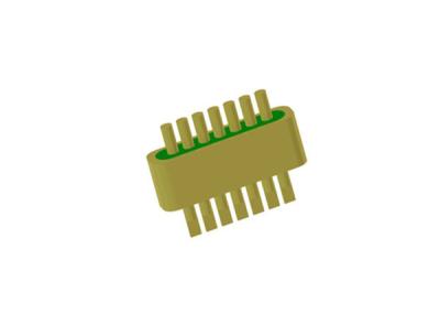 Chine Diamètre 0.45mm surface de liaison multi hermétique de C.C Pin Header Connector Gold Wire de 7 bornes à vendre