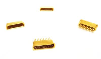 China Chapeamento de ouro hermético do conector da série do soquete J30J da liga de alumínio à venda