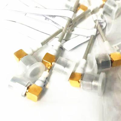 Китай Сборки кабеля SSMA прямоугольные малопотертые RF 67mm продается