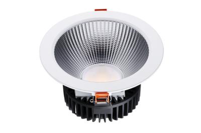 China 3000LM COB Led Down Light Fixtures Kitchen Downlights Led With Reflocter Cover for sale