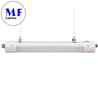 China Emergency IP65 LED Tri-Proof Light 60W 7200lm 6000K 3 Hours Battery Backup for sale