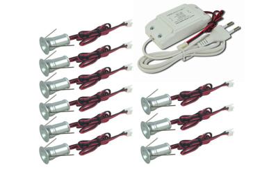 中国 1W *9pcs Dimmable LEDはキット、98lm*9のR/G/B色の85-277Vac ressessedスポットライトをつけます 販売のため