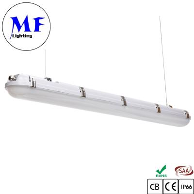 China LED Tunnel Light IP66 Tri Proof Light 3Ft 4Ft Parking Lot Lighting With Motion Sensor And Emergency Back Up for sale