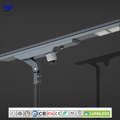 Китай IP66 Внешний светодиодный солнечный уличный фонарь COB SMD интегрированный наружный парковочный фонарь продается