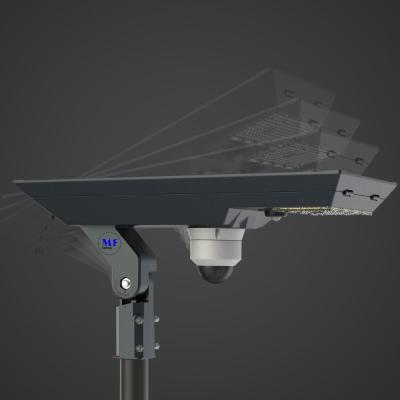 China Outdoor Waterproof Motion Sensor Solar Powered Pole Lamp Landscape Street Lighting LED Solar Street Light for sale