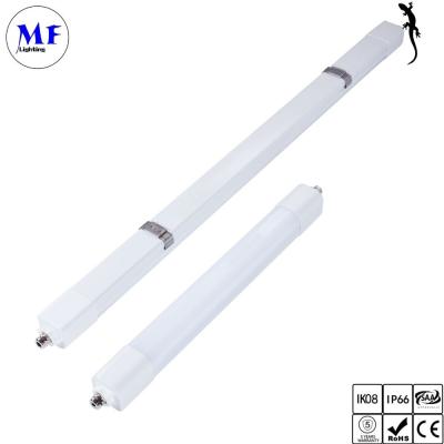 China Vapor Tight LED Tri Proof Light With 2FT 4FT 5FT 12W-56W Emergency Kit Microwave Sensor For Parking Lot Warehouse for sale