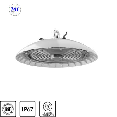 China NSF CE  UFO LED High Bay Light 100W Smooth Body Anti-Dust Design Easy Cleaning Food & Beverage Industry for sale
