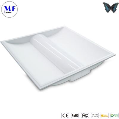 China Anti Glare Ceiling LED Troffer Panel Light 2x2 2x4 Ft For Commercial Place Office Retail Store Classroom en venta