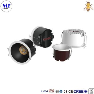 China 2.5-6inch 10W-40W Anti-Glare Commercial LED Downlight Down Light For Indoor Office Workshop for sale