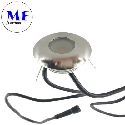 China 1W LED Garden Floor Light Inground LED Outdoor Floor Lamp  IP67 Waterproof Mini LED Underground Floor Deck Spot Lights à venda