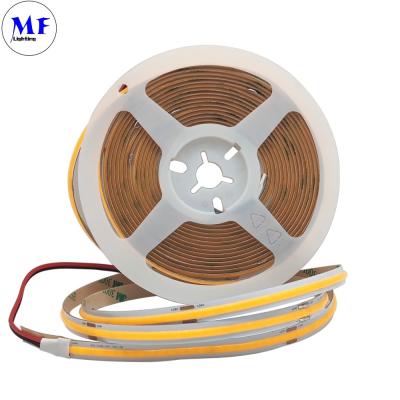 China COB LED Strip Light DC 12V 24V Waterproof Low Voltage For Under Cabinet Ceiling Tape Light 5m Cuttable Exterior Outdoor for sale