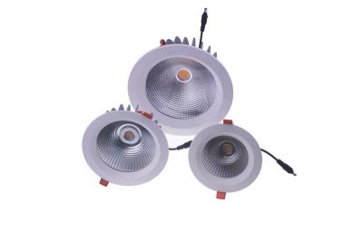 China IP65 Waterproof Outdoor Downlights 22W Warm White Led Downlights Clear Glass Cover for sale