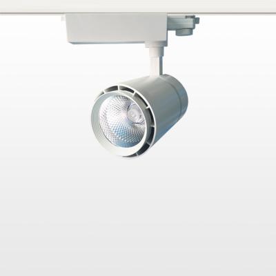 China White Led Track Lighting Fixtures COB Dimmable for sale