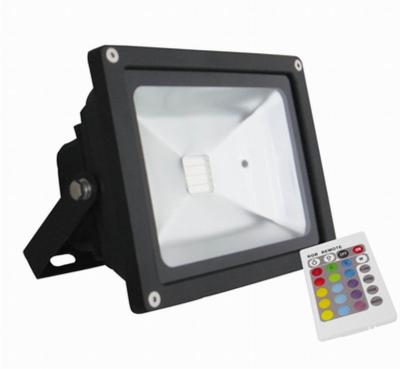 China CRI70 20Watt Bridgelux Chip Waterproof LED Flood Light Meanwell Driver RGB With 16 Colors for sale