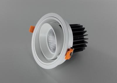 China 28 W White Aluminum High Power COB LED Spot Light Fittings IP20 Adjustable Beam Angle for sale