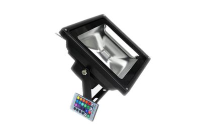 China Exterior 20Watt Waterproof LED Flood Light 1700Lm RGB With 24Key Infrared Remote for sale