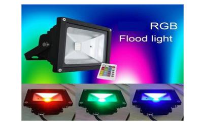 China 850Lm 10Watt Waterproof RGB LED Flood Light , Epistar Chips With IP66 for sale