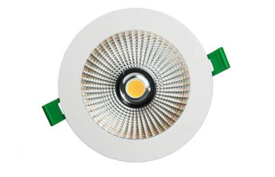 China 9.8 Watt Bridgelux COB LED Down Light 620Lumen IP 20 With Opal Reflector for sale