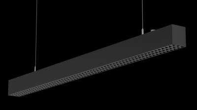 China Luz de techo pendiente montada superficial linear de las luces IP20 IK05 de la frecuencia intermedia LED en venta