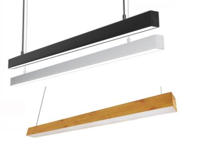 China IK05 Suspended / Surface Mounted Linear LED Pendant Lighting With Seamless Connection for sale